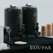 Coffee & Tea Set A (Min. 30pax | $105/pax)