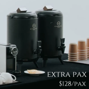 [額外人數] Refreshment with Coffee & Tea ($128/pax)