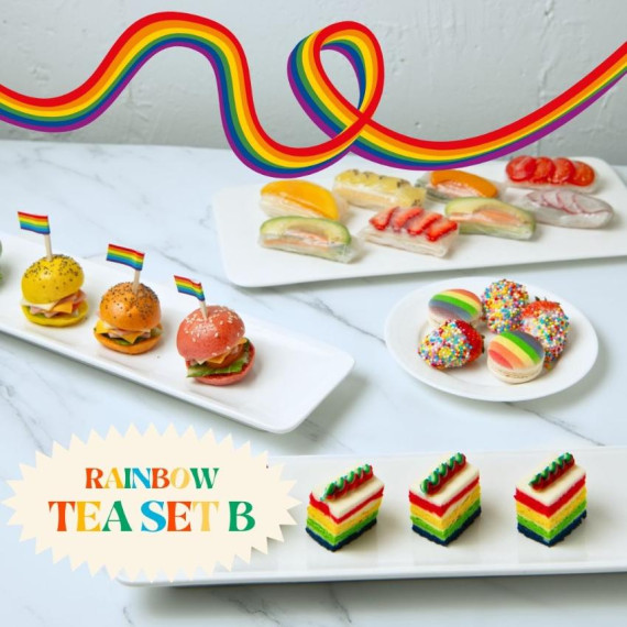 Rainbow Tea Set B (Total: 150pc)